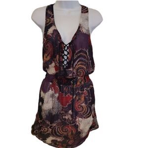 Free People purple Tunic mini Dress